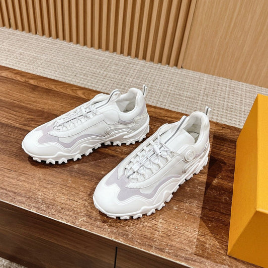 Louis Vuitton Rush Sneaker Black Mix Grey Cowhide