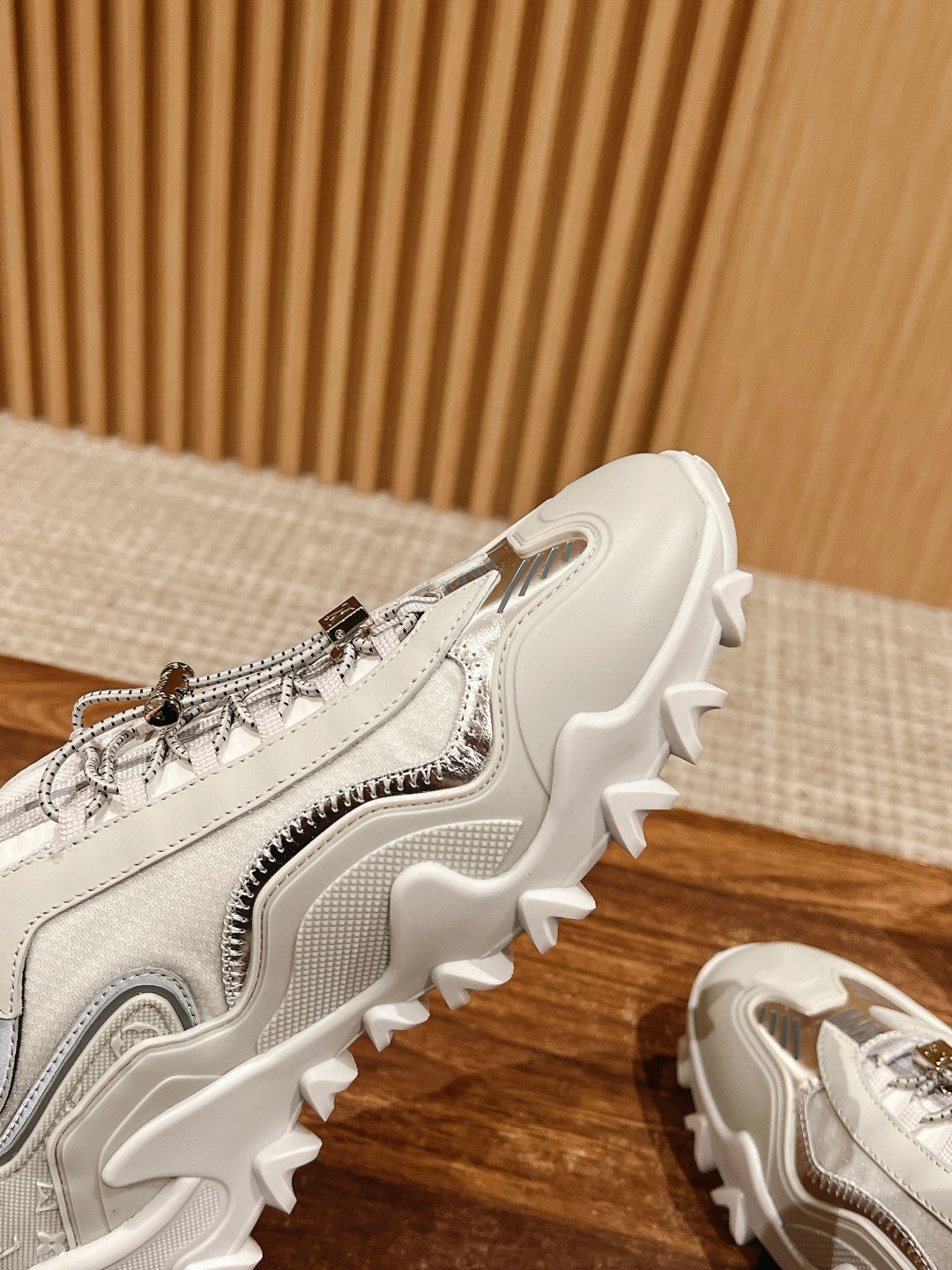 Louis Vuitton Rush Sneaker White Mix Silver Cowhide