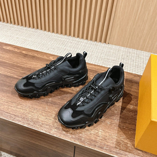 Louis Vuitton Rush Sneaker Black Cowhide