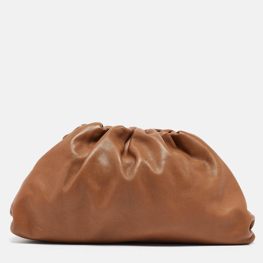 BOTTEGA VENETA Brown Leather Classic Pouch